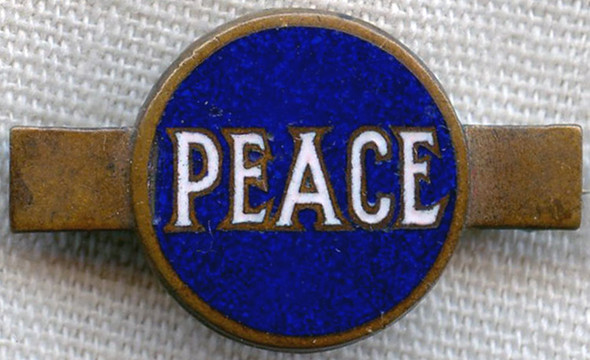 Rare Ca. 1915 Woman's Peace Party Member Badge