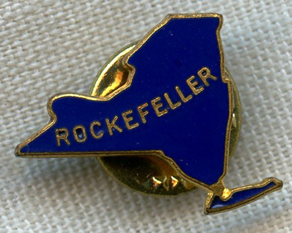 1962 Nelson Rockefeller New York Gubernatorial Race Lapel Pin
