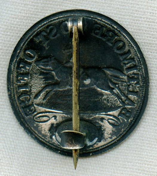 Rare 1870s-1880s Baltimore, Maryland Postal Badge with Low Number in Excellent Condition