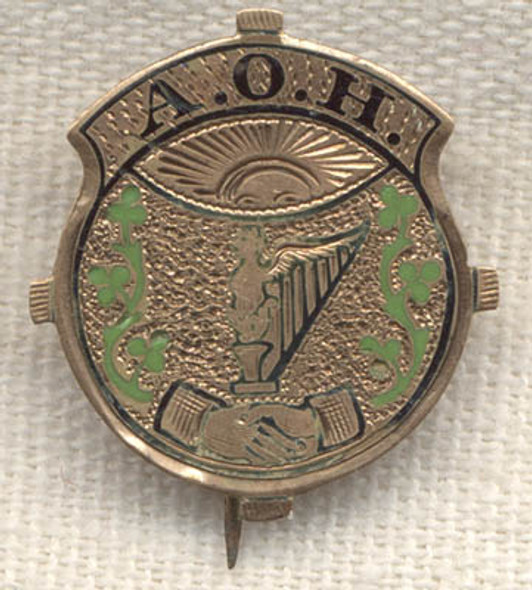 1860s Ancient Order of the Hibernians Pin