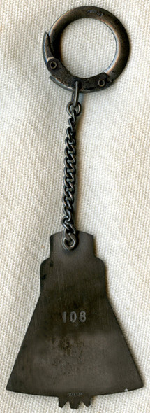 Rare Numbered Sterling 1963 23rd Ice Capades Mercury Space Capsule Key Fob
