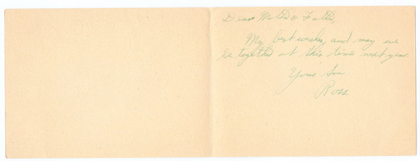 1944 Christmas Card from US Army 29th Infantry Division Printed In-Theatre