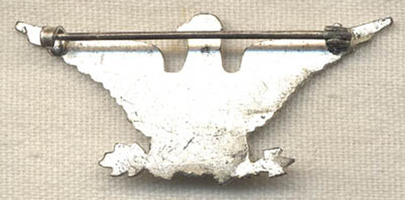 Nice Large WWI Colonel's War Eagle Rank Insignia<p> NO LONGER AVAILABLE