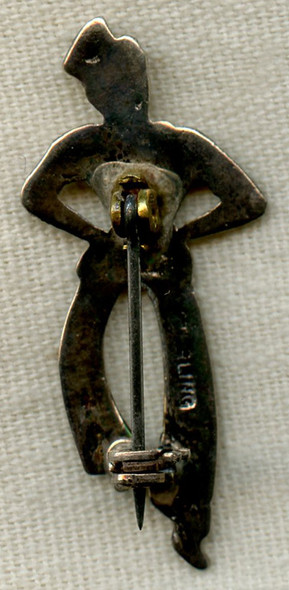 WWII Sterling Silver Sailor Sweetheart Pin