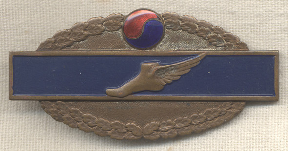 Rare Korean War UN Partisan Forces Korea Line Crossers Badge