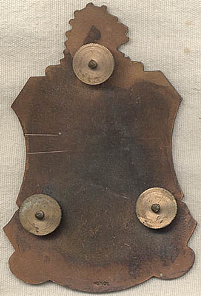 Fabulous 102nd Cavalry Saddle Blanket Badge by Whitehead & Hoag