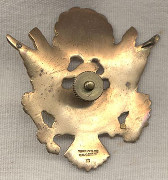 Pre-WWI US Army Officers Hat Badge by Tiffany & Co.