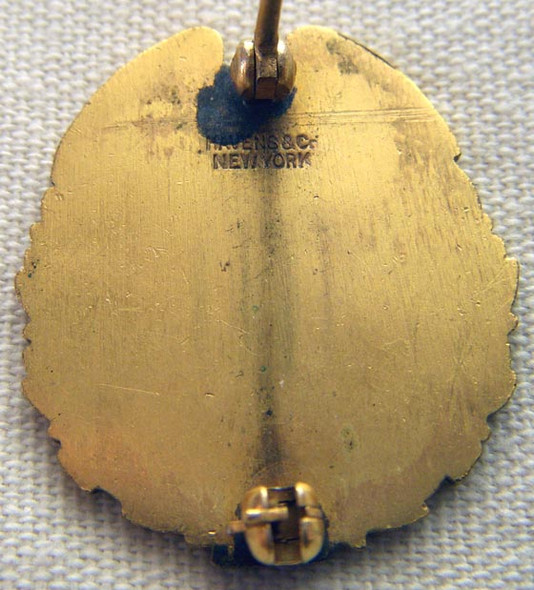 1910s New York National Guard Cadet Corps "Knickerbocker Greys" Collar Badge