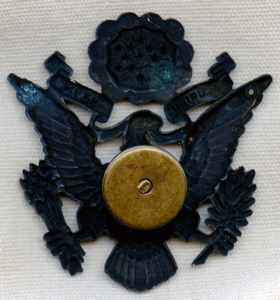 WWI US Army Officer Hat Badge