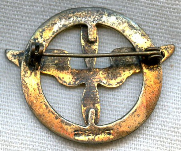 Nice WWII Sterling USAAF Sweetheart Pin