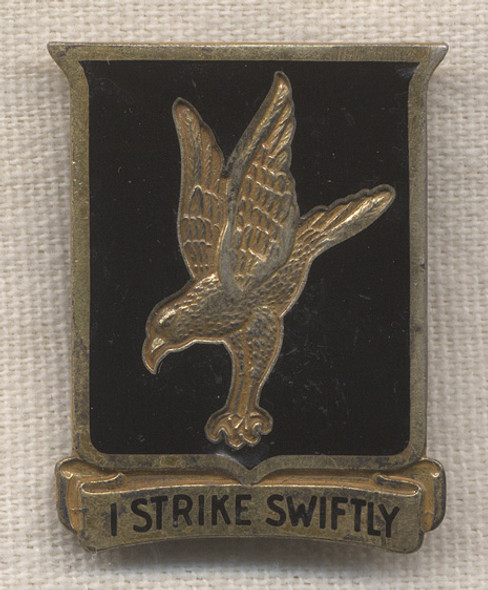 WWII Sterling Silver "DI" for US Army 812th Tank Destroyer Bn