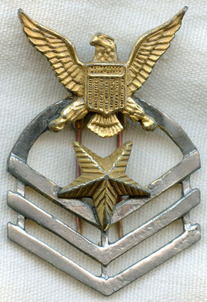 Large WWII US Navy Sweetheart Pin with Star