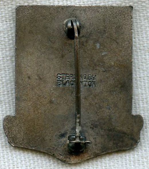 Scarce Sterling Silver "DI" by Blackinton for US Army 65th Medical Regiment