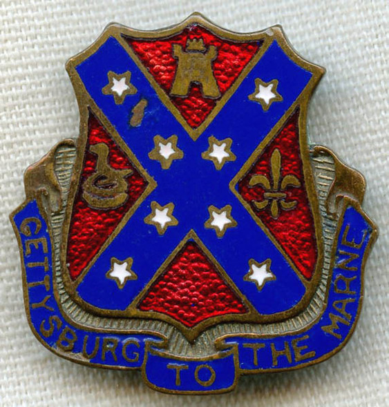 WWII US Army 107th Field Artillery Battalion DI
