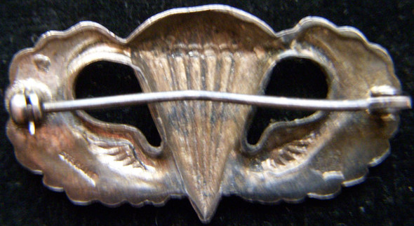 Sterling Silver WWII US Army Paratrooper Badge by Meyer