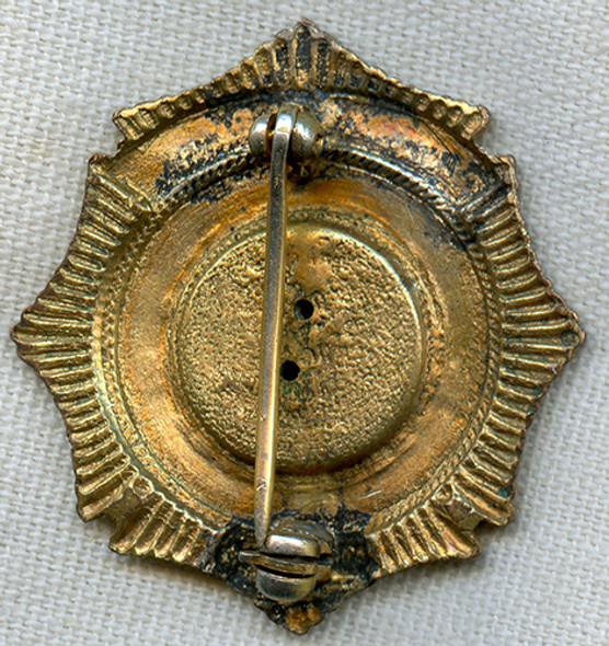 Nice Old 1930's-40's Asburg Park, NJ Police Reserve Captain Wallet or Lapel Badge