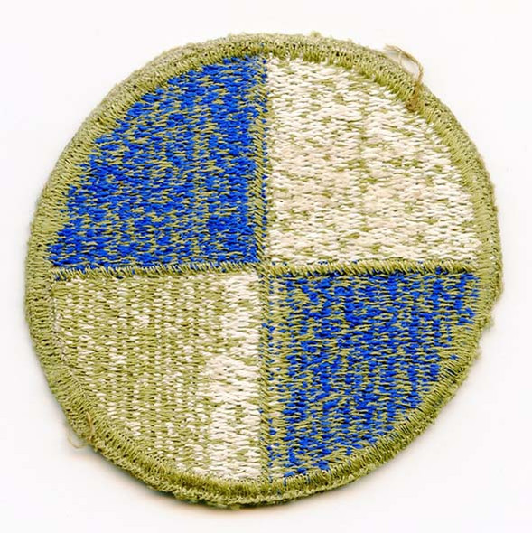 WWII Green Back Patch for US Army 4th Corps <p> NO LONGER AVAILABLE