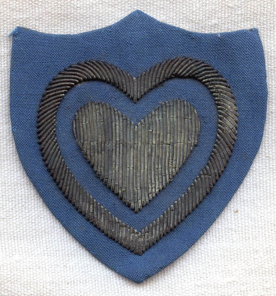 Beautiful WWII Occupation Period Korean-Made Bullion Shoulder Patch for US Army 24th Corps