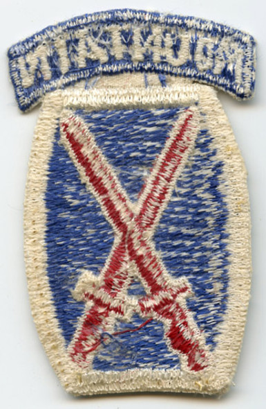 Korean War US Army 10th Mountain Div Shoulder Patch of Capt C S Bird III Silver Star Rcpt