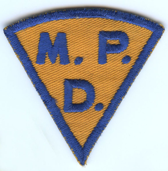 Rare US Army Military Police Detachment Shoulder Patch Detachments Working with NJ