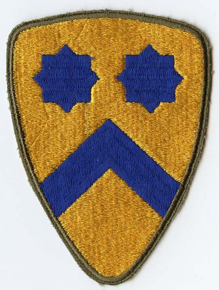 Beautiful and Mint WWII US Army 2nd Cavalry Division Green Back Patch