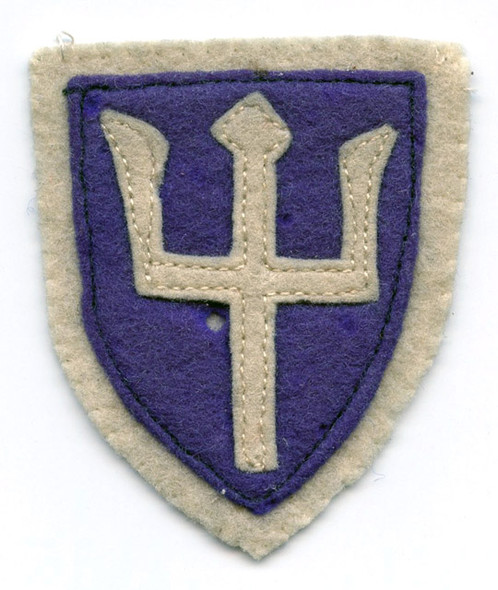Scarce WWI US Army 97th Infantry Division (Trident) Shoulder Patch