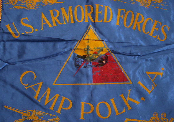 Great WWII US Army Armored Forces Camp Polk, Louisiana Souvenir Pillowcase