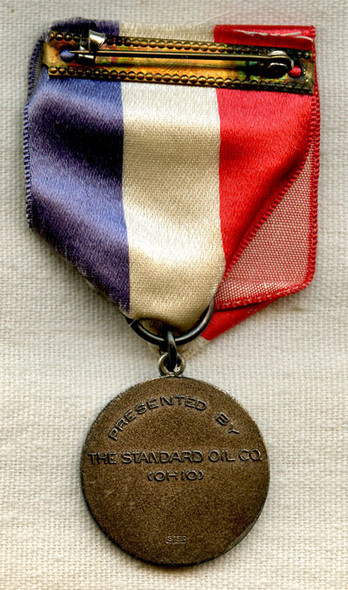Sterling WWII Socony Gasoline War Bond Sales Medal