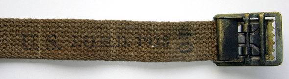 Scarce 1930s US Army Webbed Trouser Belt  Marked "LQMD" & Dated 1935
