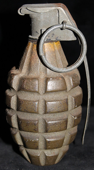 Early WWII US Military MKII Fragmentation Grenade with M10A3 Fuze