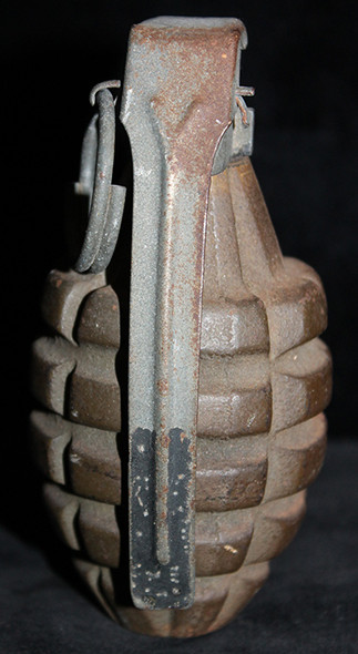 Early WWII US Military MKII Fragmentation Grenade with M10A3 Fuze