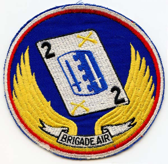 Rare 1950s US Army 2nd Infantry Brigade Aviation Section Jacket Patch