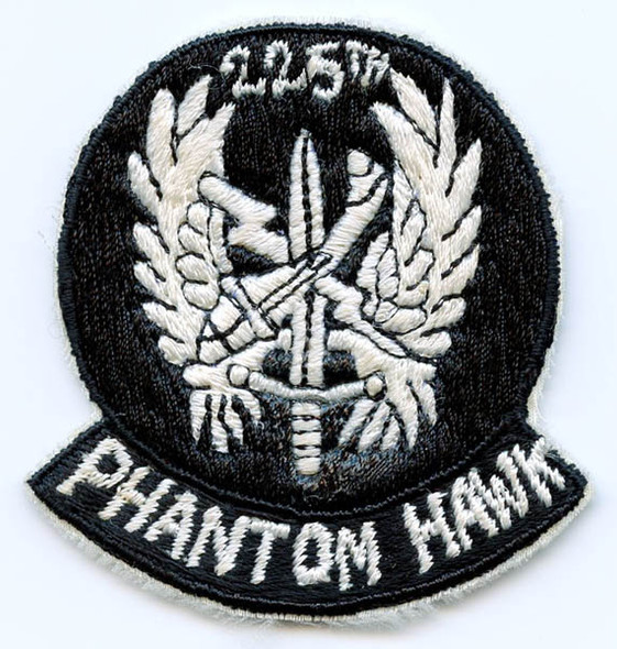 Vietnam War Thai-Made US Army 225th Aviation Company (Phantom Hawks) Baseball Cap Patch