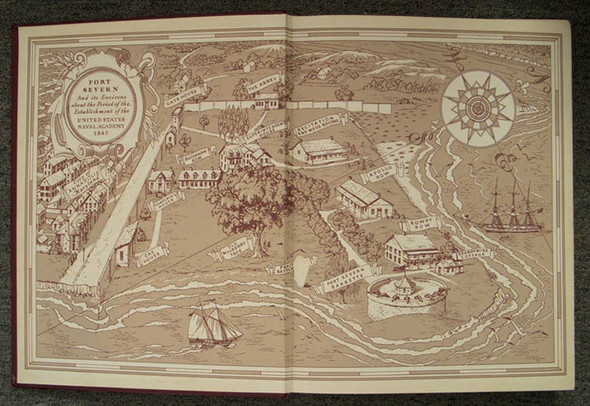 Huge 1945 Centennial Edition of US Naval Academy "Lucky Bag" - Great Prints and Ads!