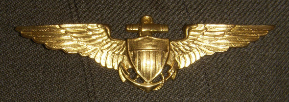 1918-1920 USN Forest Green Pilot Tunic of Ensign Robert E. Bering, Naval Aviator #2002