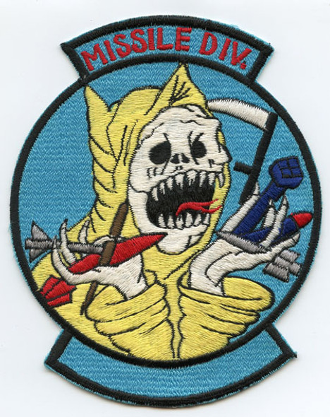 Late 1960s Japanese-Made Novelty Patch for US Navy Destroyer Group 15 Missile Division