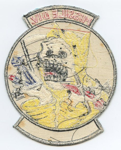 Late 1960s Japanese-Made Novelty Patch for US Navy Destroyer Group 15 Missile Division