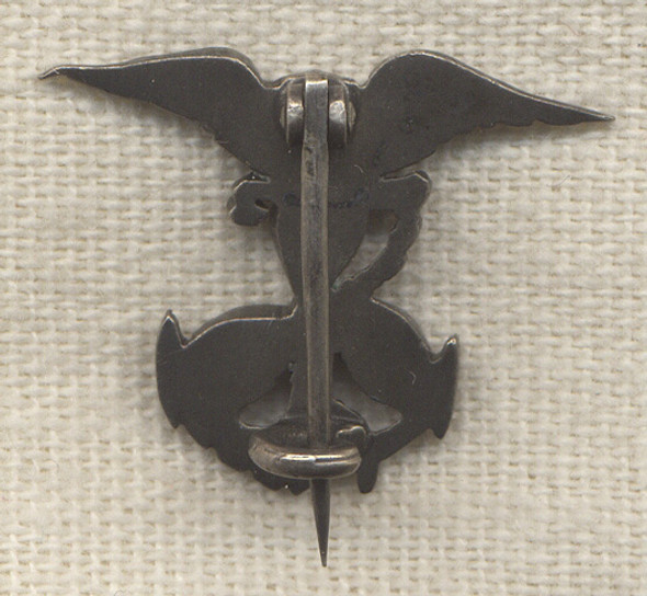 Rare 1908 US Naval Academy Class Pin in Silver