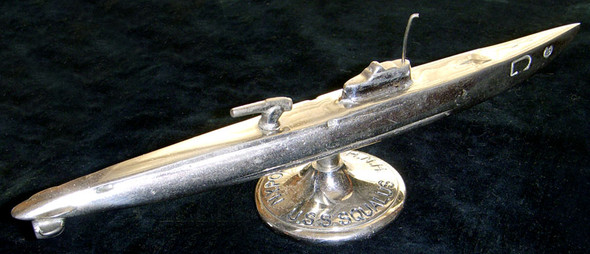 Extremely Rare 1930s USS Squalus Commssioning Model from Portsmouth Naval Shipyard-Perfect