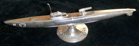 Extremely Rare 1930s USS Squalus Commssioning Model from Portsmouth Naval Shipyard-Perfect