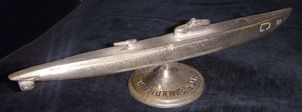 1940 USS Trout (Lost Boat) Commissioning Model from Portsmouth Naval Ship Yard