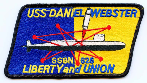 1960s Submarine Patch for USS Daniel Webster (SSBN-626)
