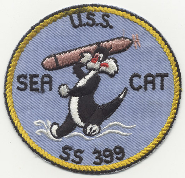 US Navy USS Sea Cat SS-399 Submarine Patch
