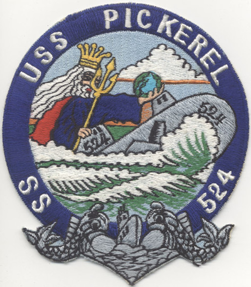 Japanese-Made US Navy USS Pickerel SS-524 Patch
