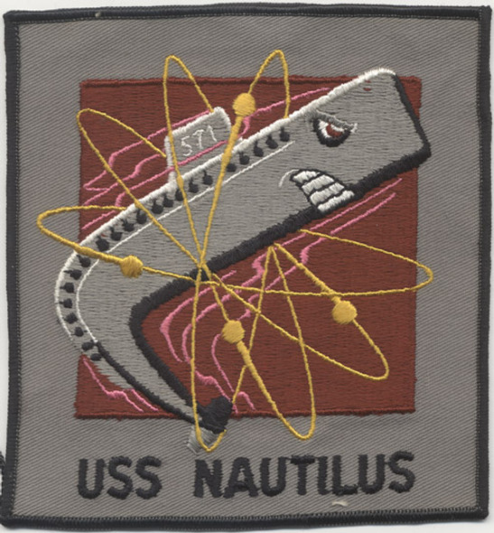 Early 1960s US Navy USS Nautilus SSN-571 Submarine Jacket Patch