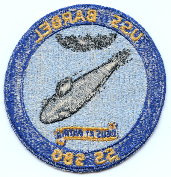 1960s USN USS Barbel SS-580 Pocket Patch