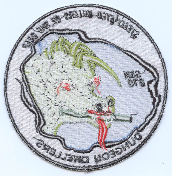 Mid-1980s "Dungeon Dwellers" Submarine Patch for USS Finback SSN-670