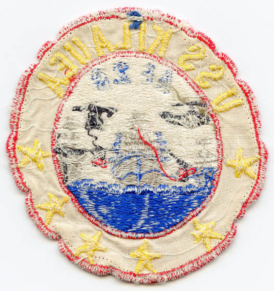 Late 1960s Patch for USN Ammunition Ship USS Kilauea (AE-26) Japanese-Made