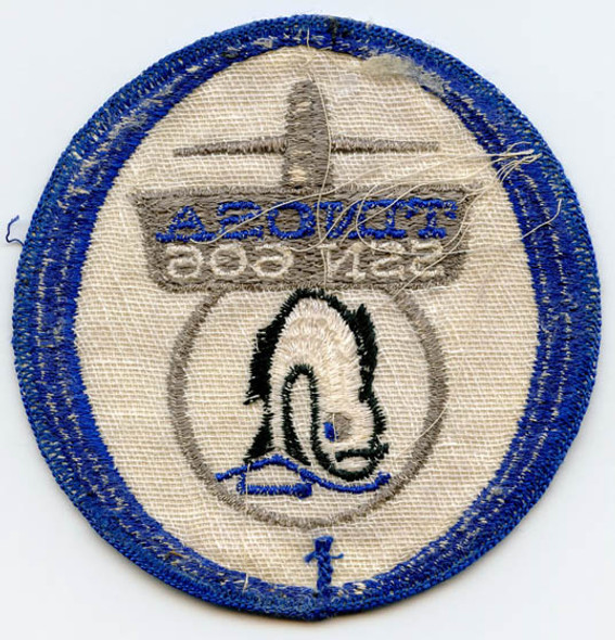 Late 1960s Submarine Patch for USS Tinosa (SSN-606)