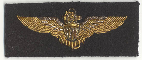 1920s-30s US Navy Pilot Wing in Bullion